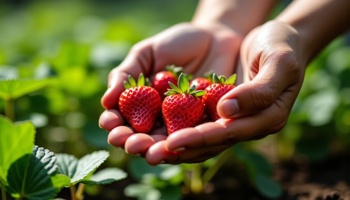 J'arrosais toujours mes fraises au mauvais moment : ce simple geste a transformé leur saveur en une explosion de goût
