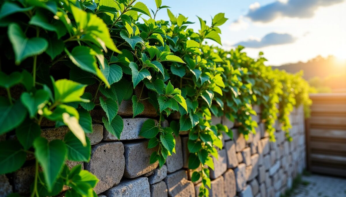 Cette vigoureuse plante grimpante quadruple sa croissance sous la chaleur et habille un mur entier en seulement 6 semaines